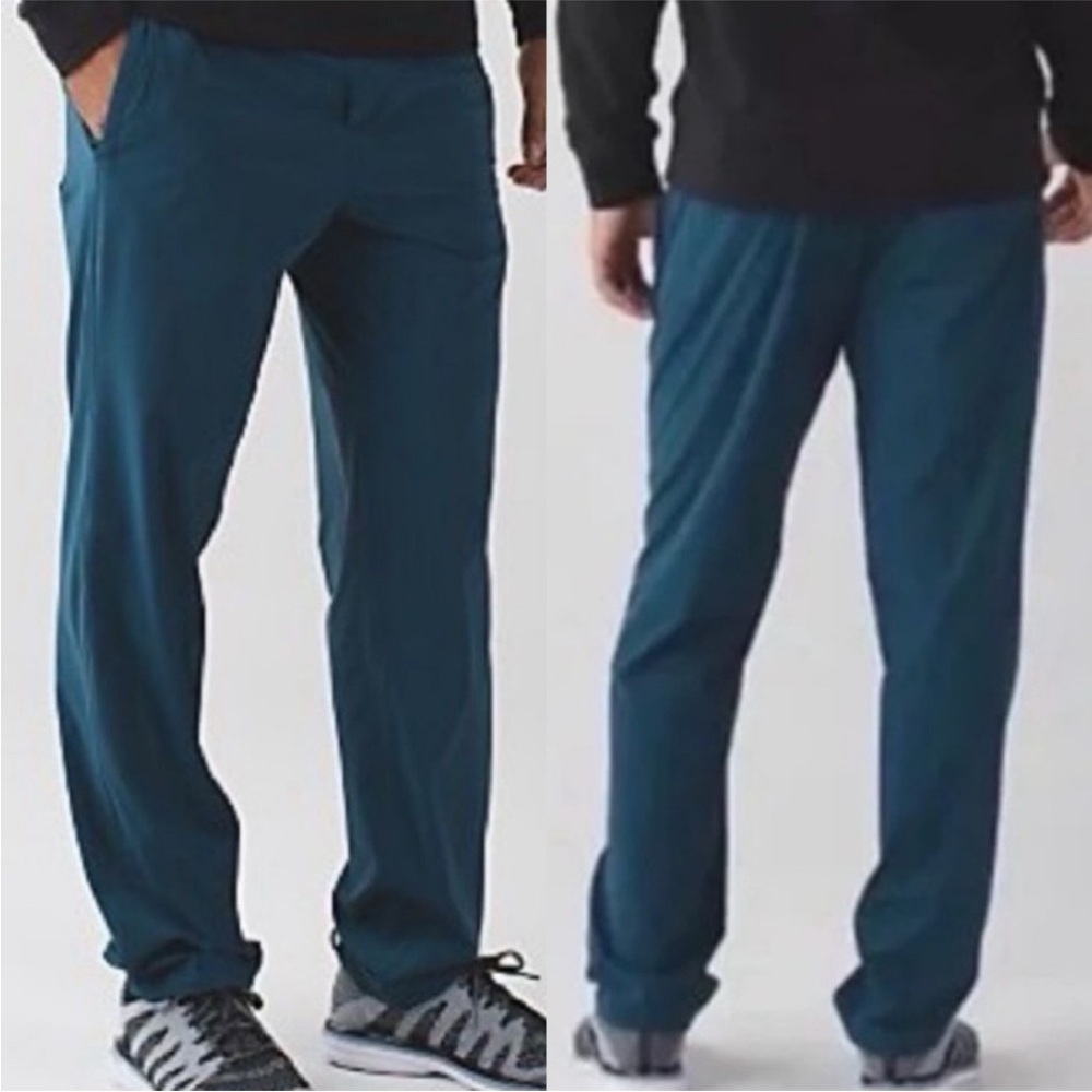 Lululemon Mens Cutback Alberta Lake Teal Pants Size L